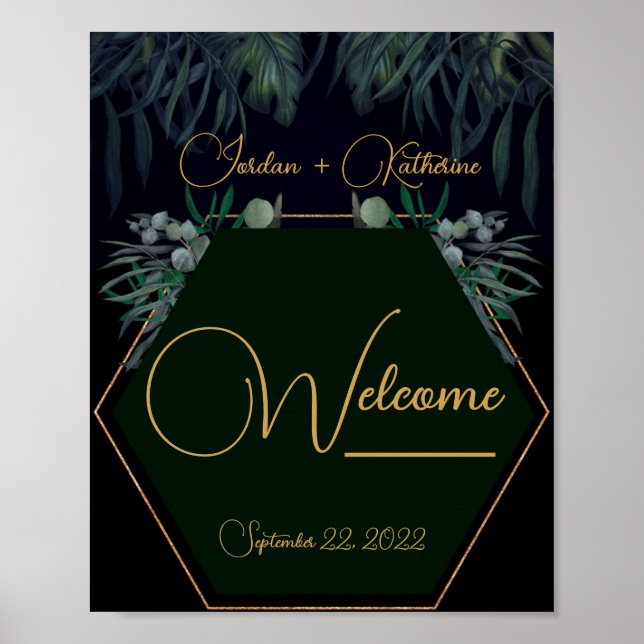 Affiche Eucalyptus Moody Mariage de bienvenue (Devant)