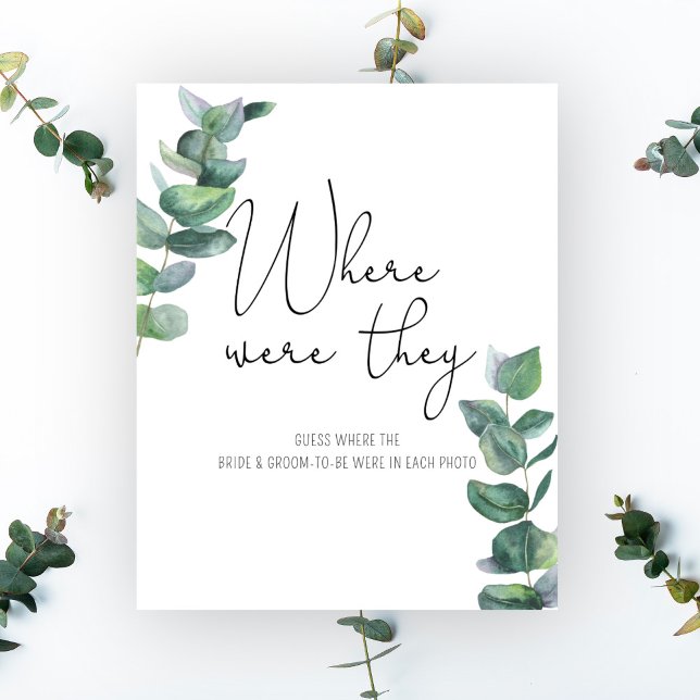 Affiche Eucalyptus - Où Étaient-Ils ? (Créateur téléchargé)