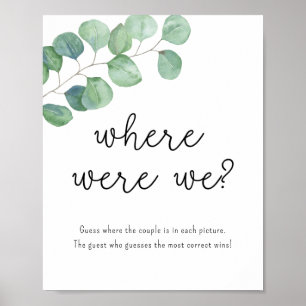 Affiche Eucalyptus - Où Étions-Nous ?