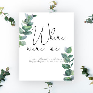Affiche Eucalyptus - Où Étions-Nous ?