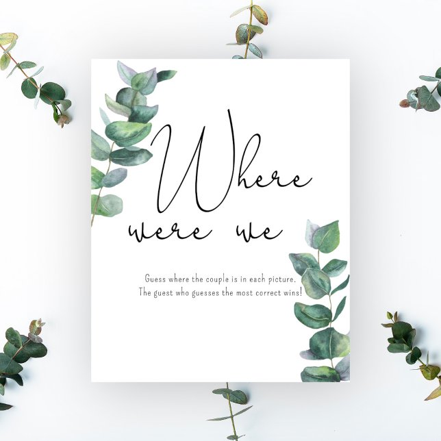 Affiche Eucalyptus - Où Étions-Nous ? (Créateur téléchargé)