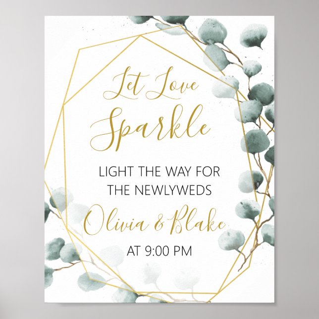 Affiche Eucalyptus Them Sparkler Envoyer l'indicateur (Devant)