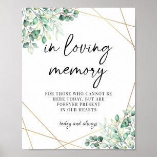 Affiche Eucalyptus verdoyant en Mariage de mémoire d'amour