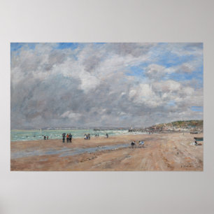 Affiche Eugene Boudin - La Plage de Deauville