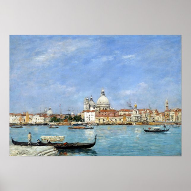 Affiche Eugène Louis Boudin Venice, Père Noël Maria (Devant)