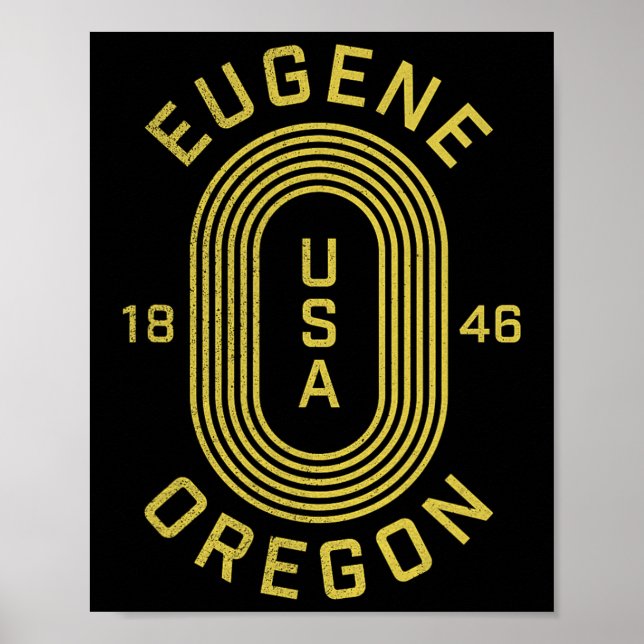 Affiche Eugene Oregon États-Unis  (Devant)