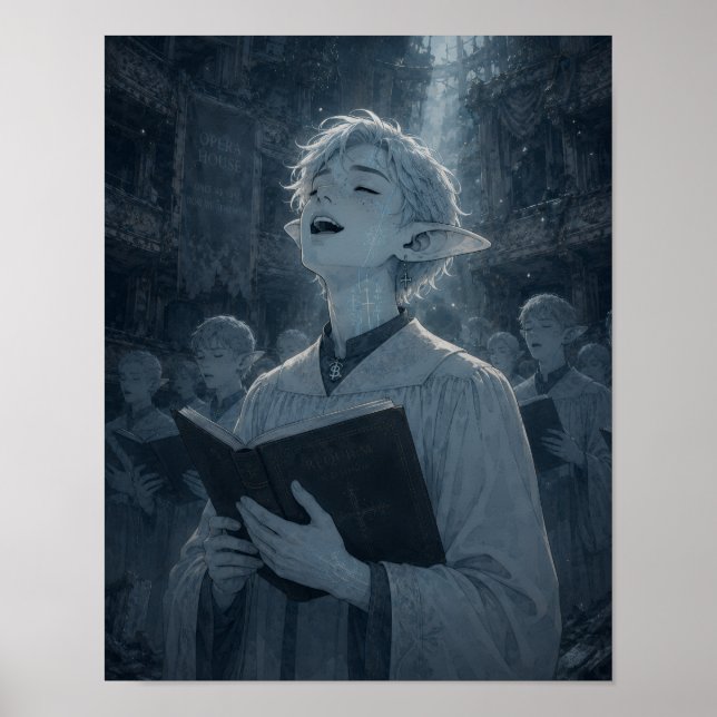 Affiche Euphorie / Chœur / Théâtre d'opéra (Devant)