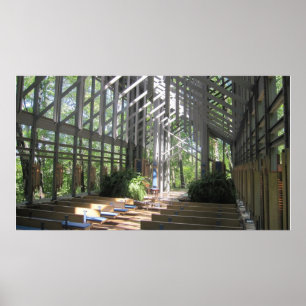 Affiche Eureka Springs, AR Glass Church