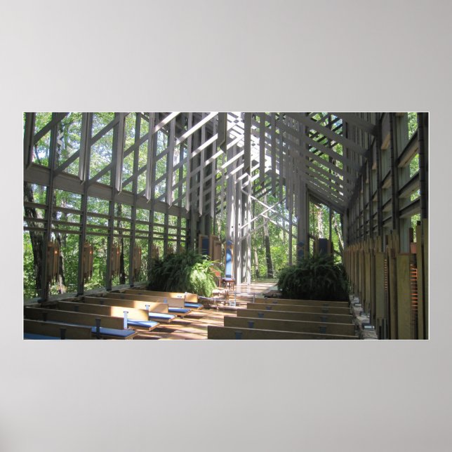 Affiche Eureka Springs, AR Glass Church (Devant)