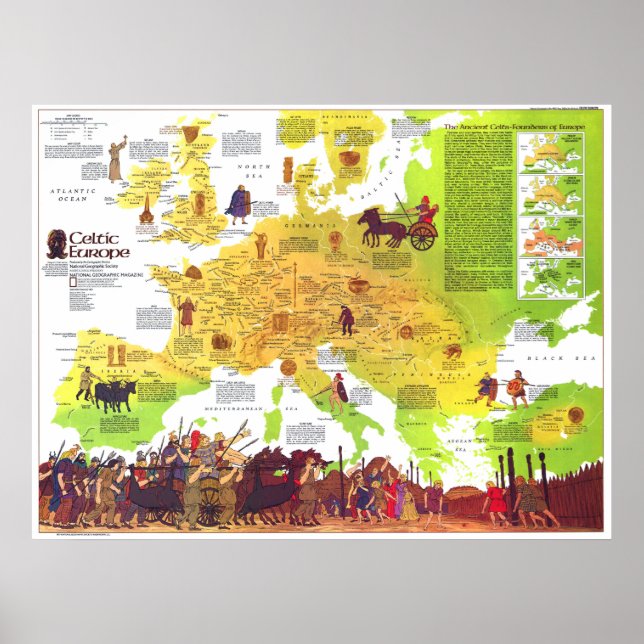 Affiche " Europe : 1977 - La carte historique... (Devant)