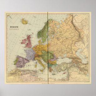 Affiche Europe 54