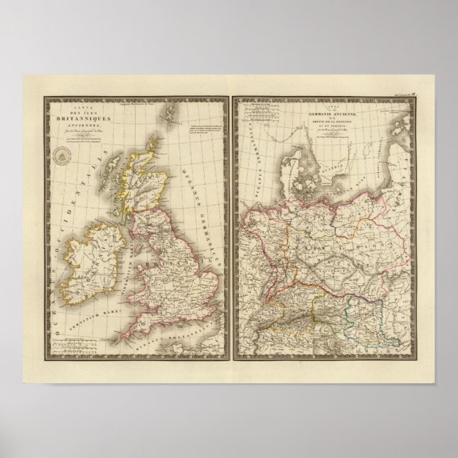 Affiche Europe Central England Germany (Devant)