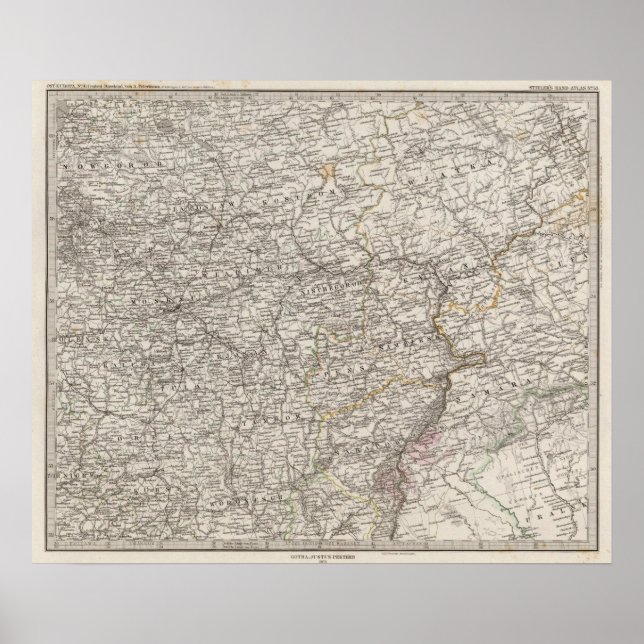 Affiche Europe de l'Est, Russie centrale (Devant)