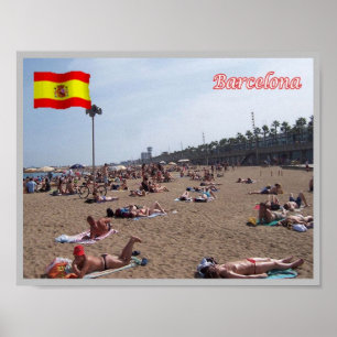 Affiche Europe - Espagne - Barcelone -