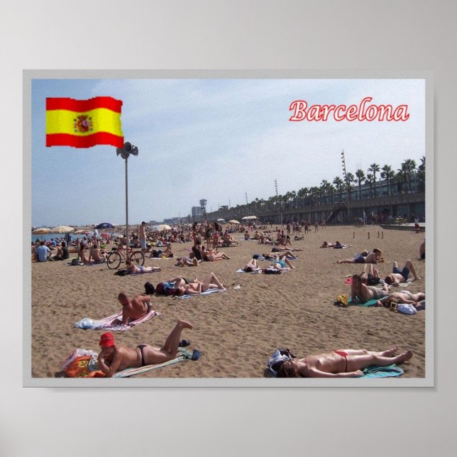 Affiche Europe - Espagne - Barcelone - (Devant)