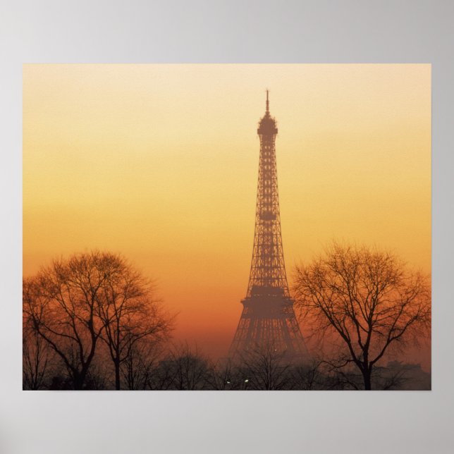 Affiche Europe, France, Paris. Tour Eiffel (Moyen (Devant)