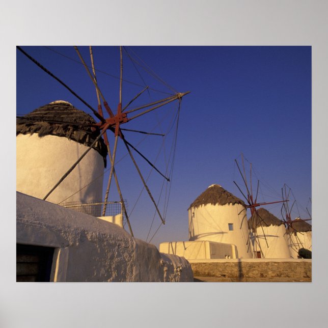 Affiche Europe, Grèce, Îles Cyclades, Mykonos, 2 (Devant)