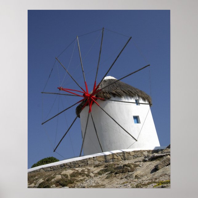 Affiche Europe, Grèce, Mykonos. 3 (Devant)