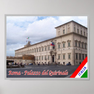 Affiche Europe - Italie - Latium - Rome - Palais du Quirin
