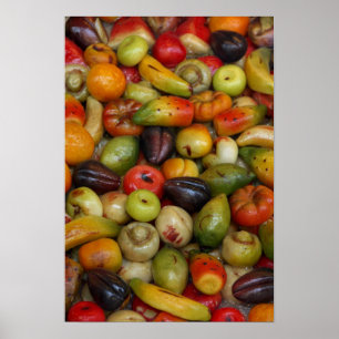 Affiche Europe, Italie, Sicile, Taormina. Traditionel