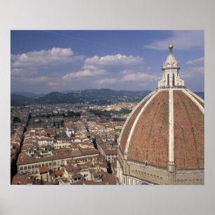 Affiche Europe, Italie, Toscane, Florence. Piazza del