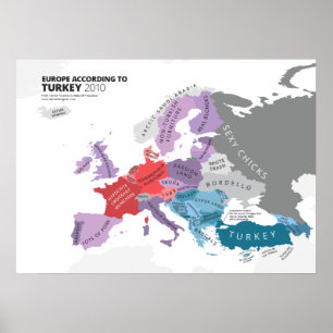 Affiche Europe Selon la Turquie