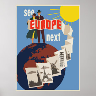 Affiche Europe - Voir l'Europe