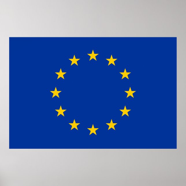 Affiche European Union EU Flag (Devant)