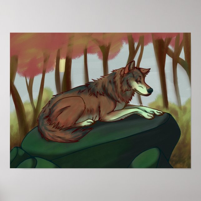 Affiche European Wolf (Devant)