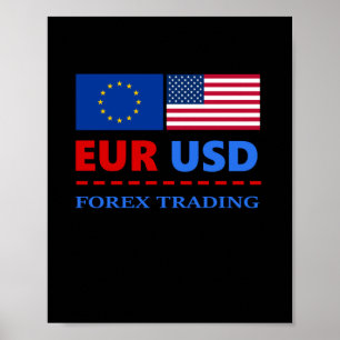 Affiche EURUSD Forex Trading