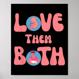 Affiche Eux deux, féministes pro-vie Rage féminisme