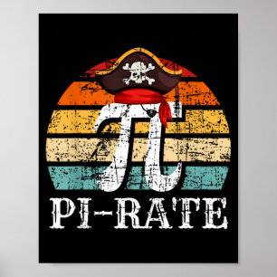 Affiche Évaluez le jour des pirates 314 jeu de mots mathém
