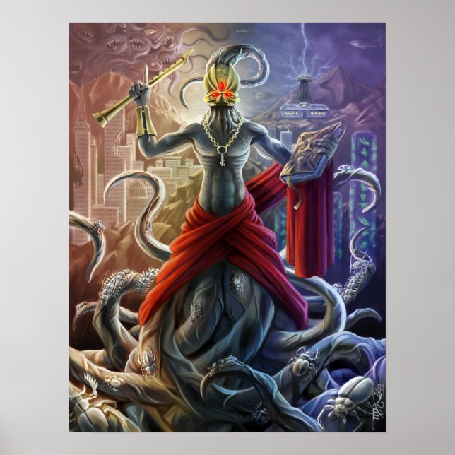 Affiche Évangile de Nyarlathotep (Devant)