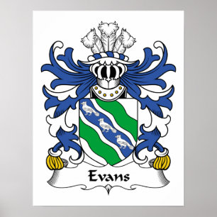 Affiche Evans Family Crest