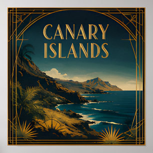 Affiche Évasion côtière de minuit aux îles Canaries