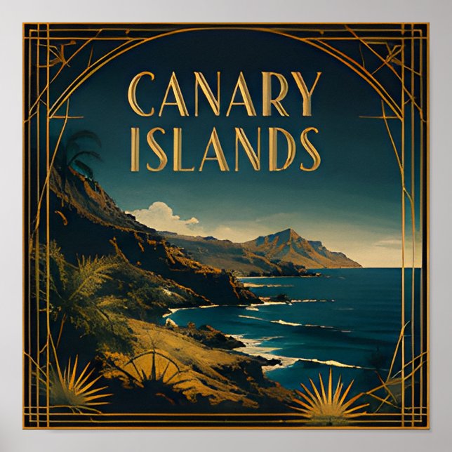 Affiche Évasion côtière de minuit aux îles Canaries (Devant)