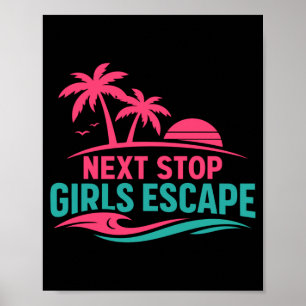 Affiche Évasion de filles pour hommes Croisière de vacance