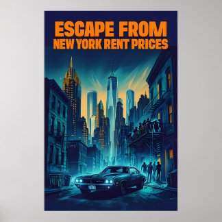 Affiche Evasion De New York Prix De Location - Satirique