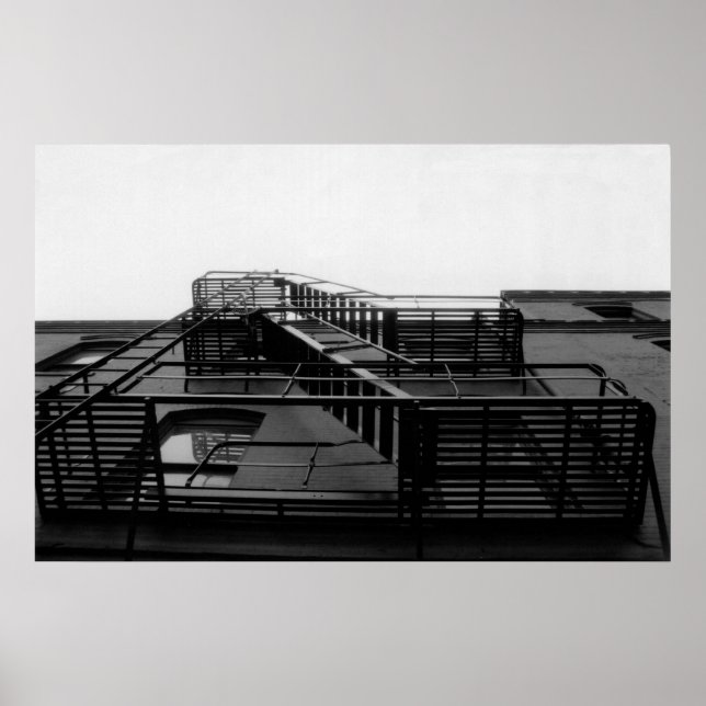 Affiche Évasion par incendie (Devant)