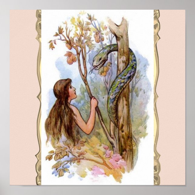 Affiche Eve Et Le Serpent (Devant)