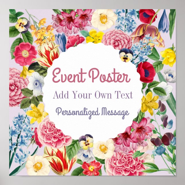 Affiche Événement Floral (Devant)