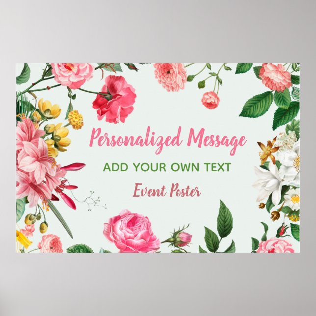 Affiche Événement Floral (Devant)