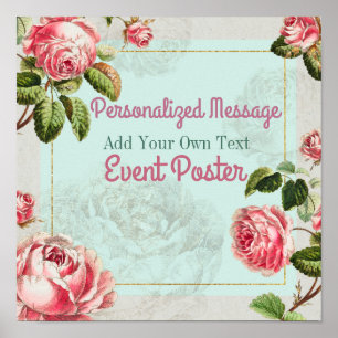 Affiche Événement Floral