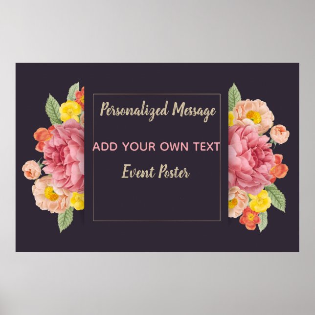 Affiche Événement Floral (Devant)