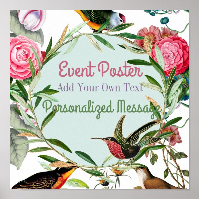 Affiche Événement oiseaux (Devant)