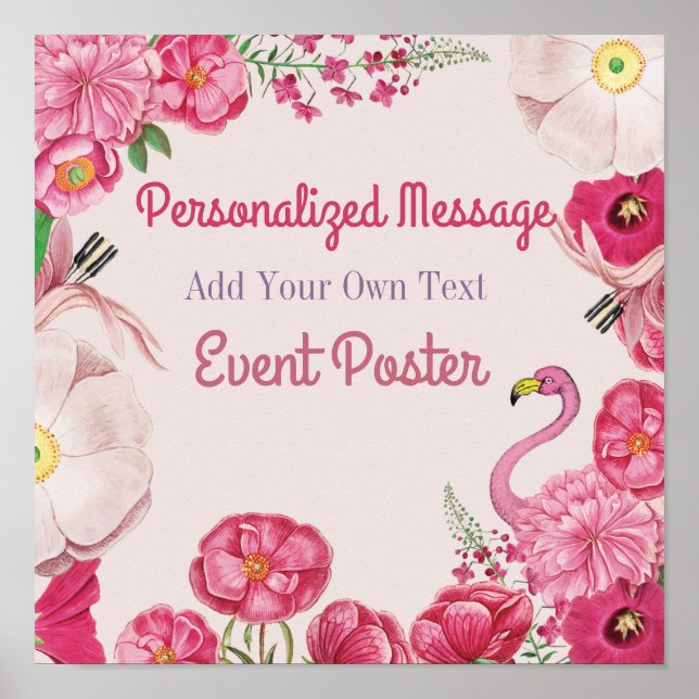 Affiche Événement tropical (Devant)