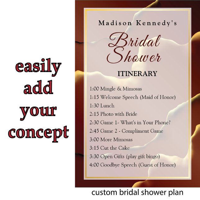 Affiche Événements de Mariage Fun et Fabuleux Inky Earthto (Créateur téléchargé)