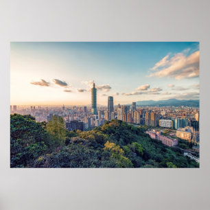 Affiche Evening in Taipei