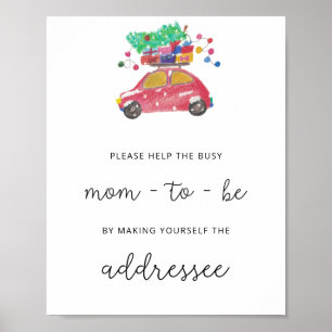 Affiche Evergreen Aider la Maman Occupée Adresser une enve