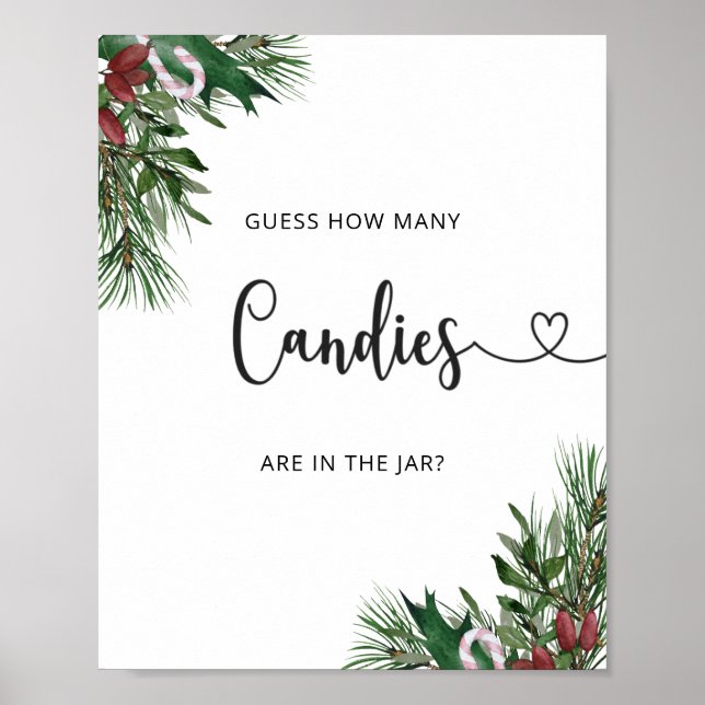 Affiche Evergreen combien de bonbons (Devant)